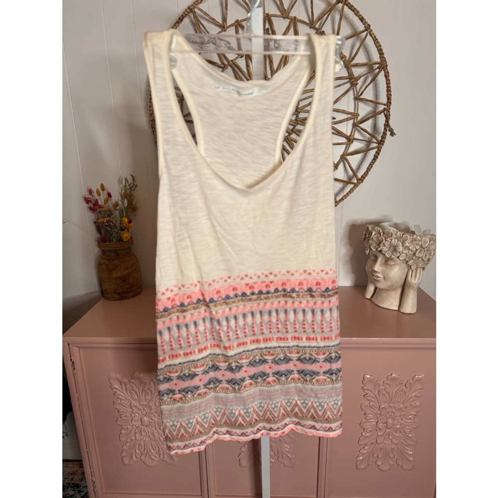 Women's maurices Tank‎ Top size 0White Pink